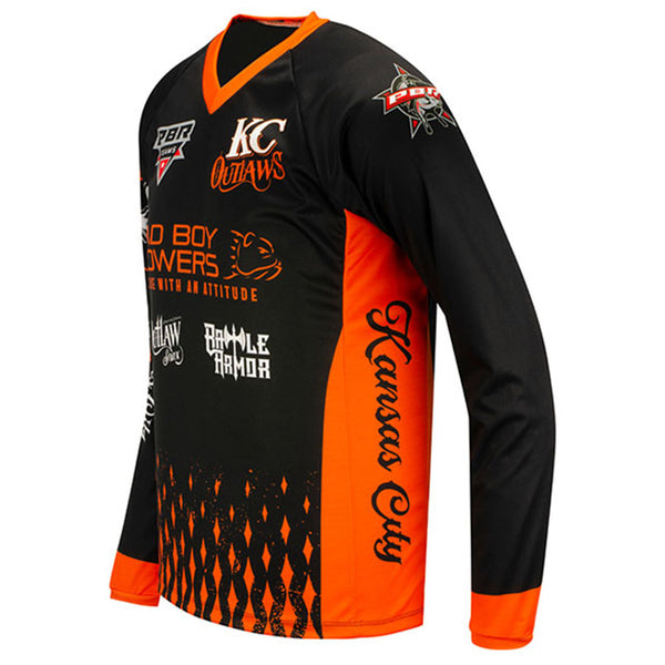 Kansas City Outlaws Jersey - Angled Left Side View
