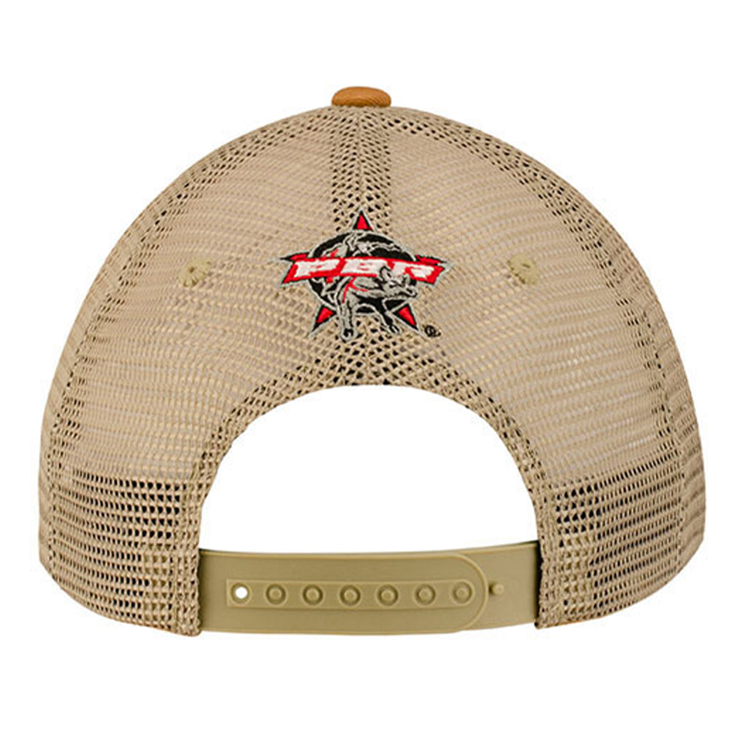 Texas Rangers Mesh Back Ball Cap - Tan/White