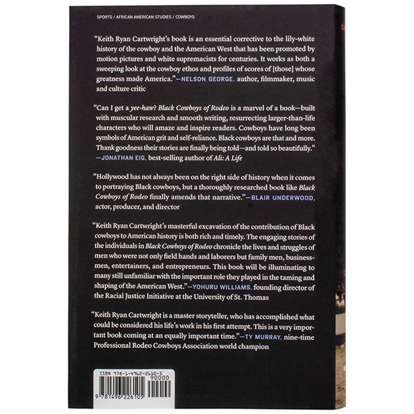 Black Cowboys of Rodeo by Keith Ryan Cartwright - Back View