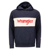 Wrangler Navy Heather Hoodie - Front View