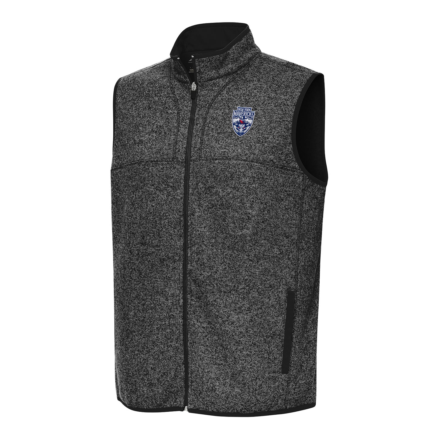 PBR x Antigua New York Mavericks Fortune Vest - Black Heather