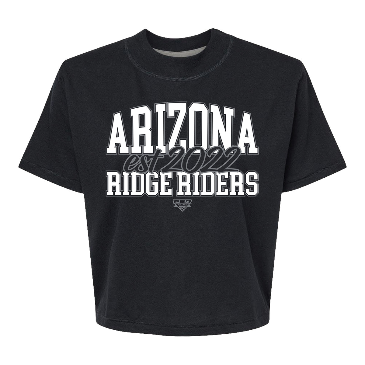 Ladies Ridge Riders Est. 2022 Cropped T-Shirt - Black