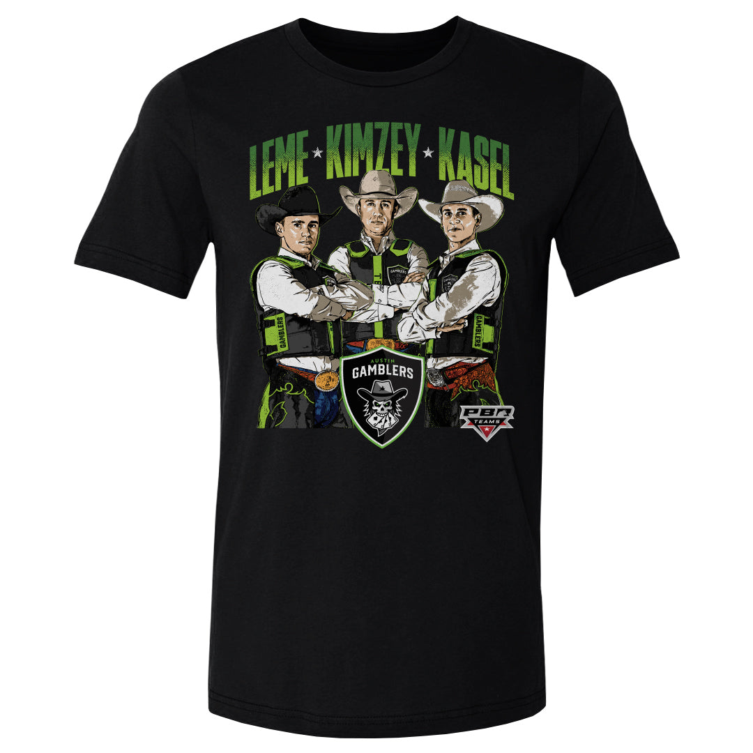 Leme Kimzey Kasel Austin Gamblers Rider T-Shirt - Black