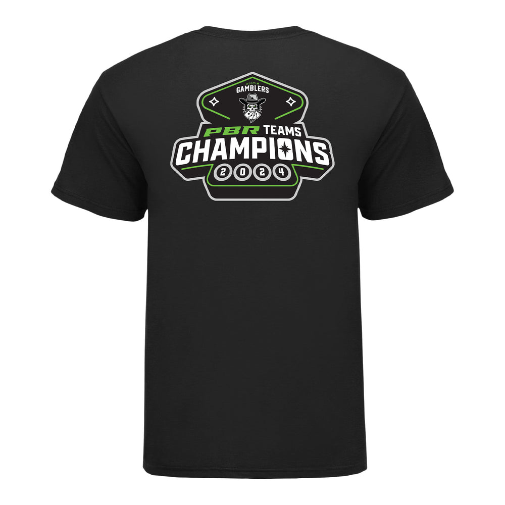 PBR 2024 Teams Championship Austin Gamblers Winners T-Shirt
