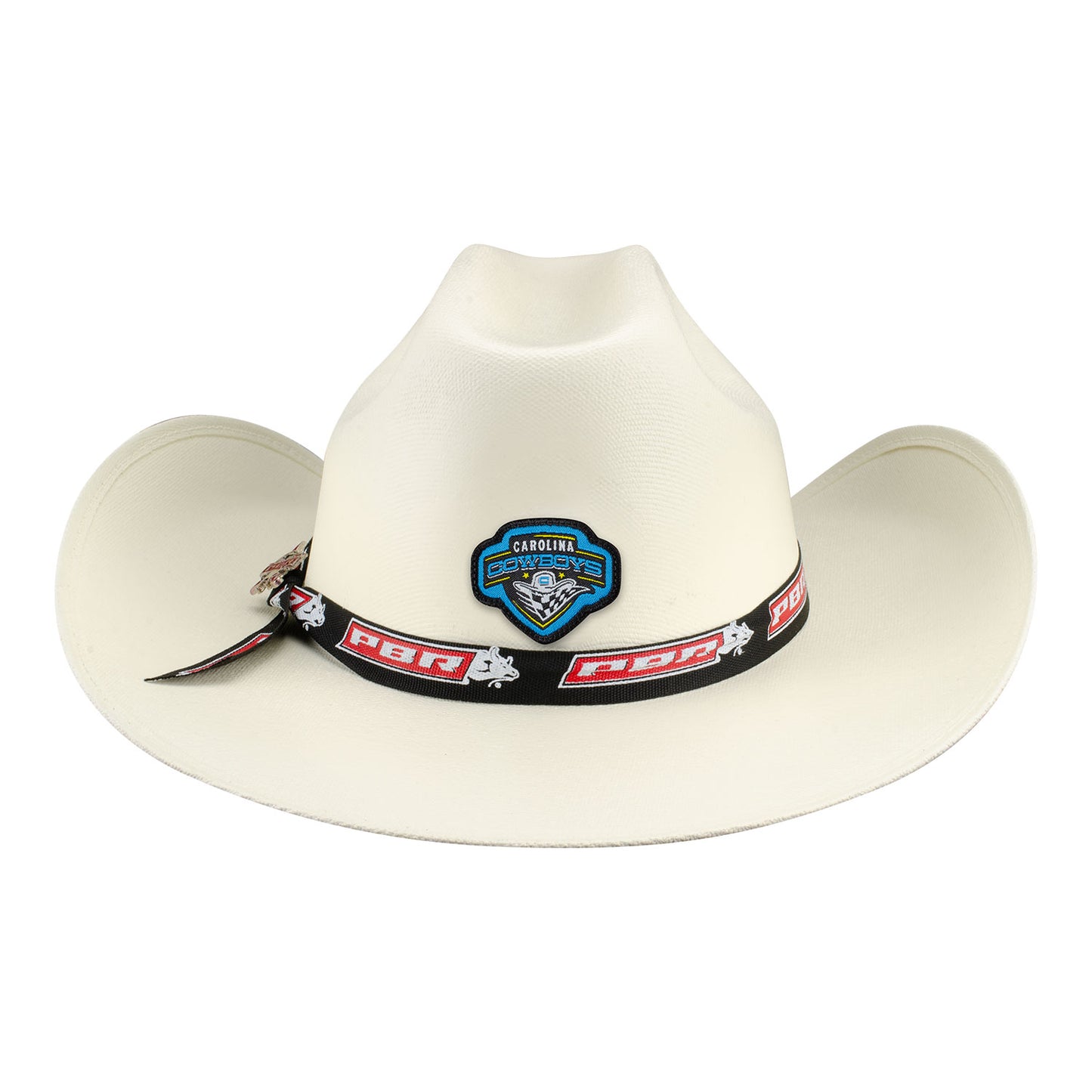 Carolina Cowboys Icon Hat Patch - On Hat View