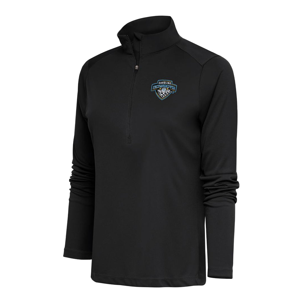 トップス peakxWDS DoubleFace WRFleecePullover Ladies Carolina Cowboys Tribute 1/4 Zip Pullover | PBR Shop