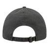 Carolina Cowboys Dad Hat in Charcoal - Back View