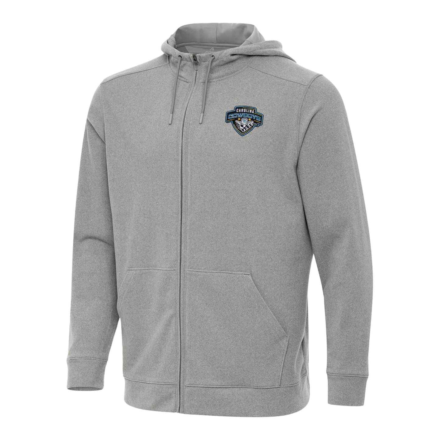 Carolina Cowboys Effortless Full Zip Hoodie Front View