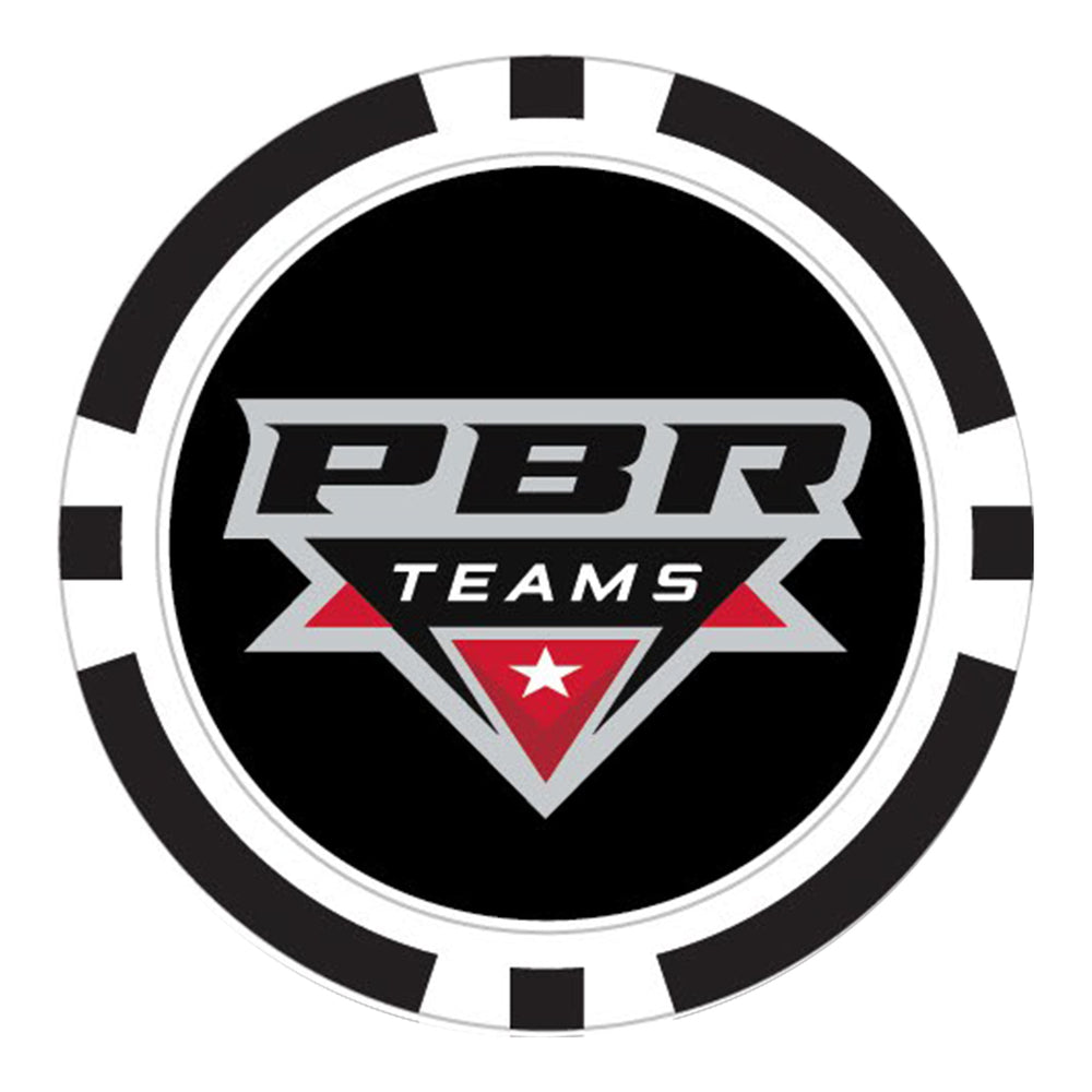 Kansas City Outlaws Ball Marker - PBR Teams Logo Back View