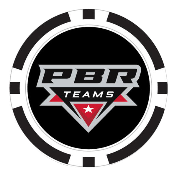 Kansas City Outlaws Ball Marker - PBR Teams Logo Back View