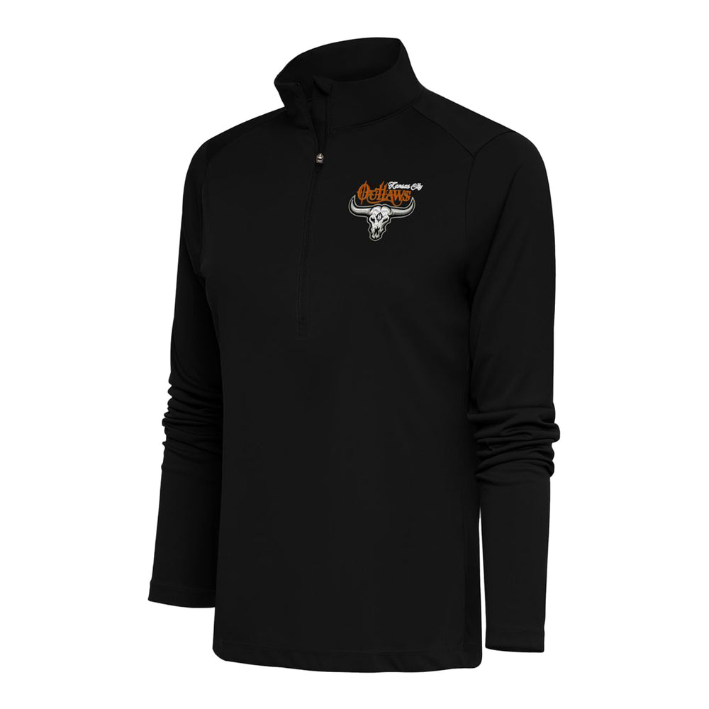 Ladies Kansas City Outlaws Tribute 1/4 Zip Pullover
