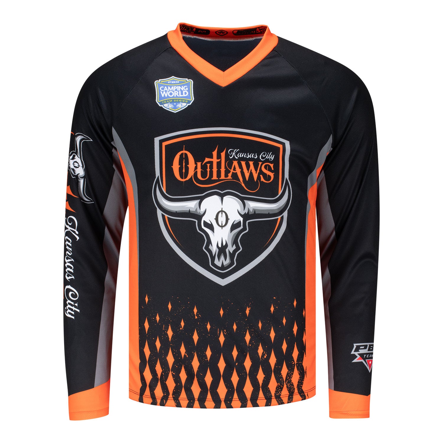 Kansas City Outlaws Jersey - Front View