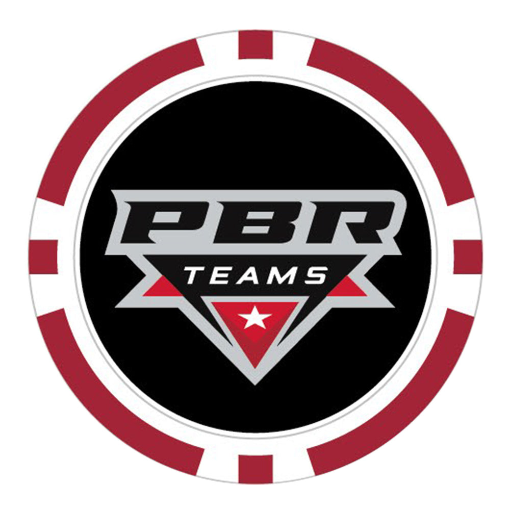 PBR Missouri Thunder Ball Marker - PBR Teams Logo Back View