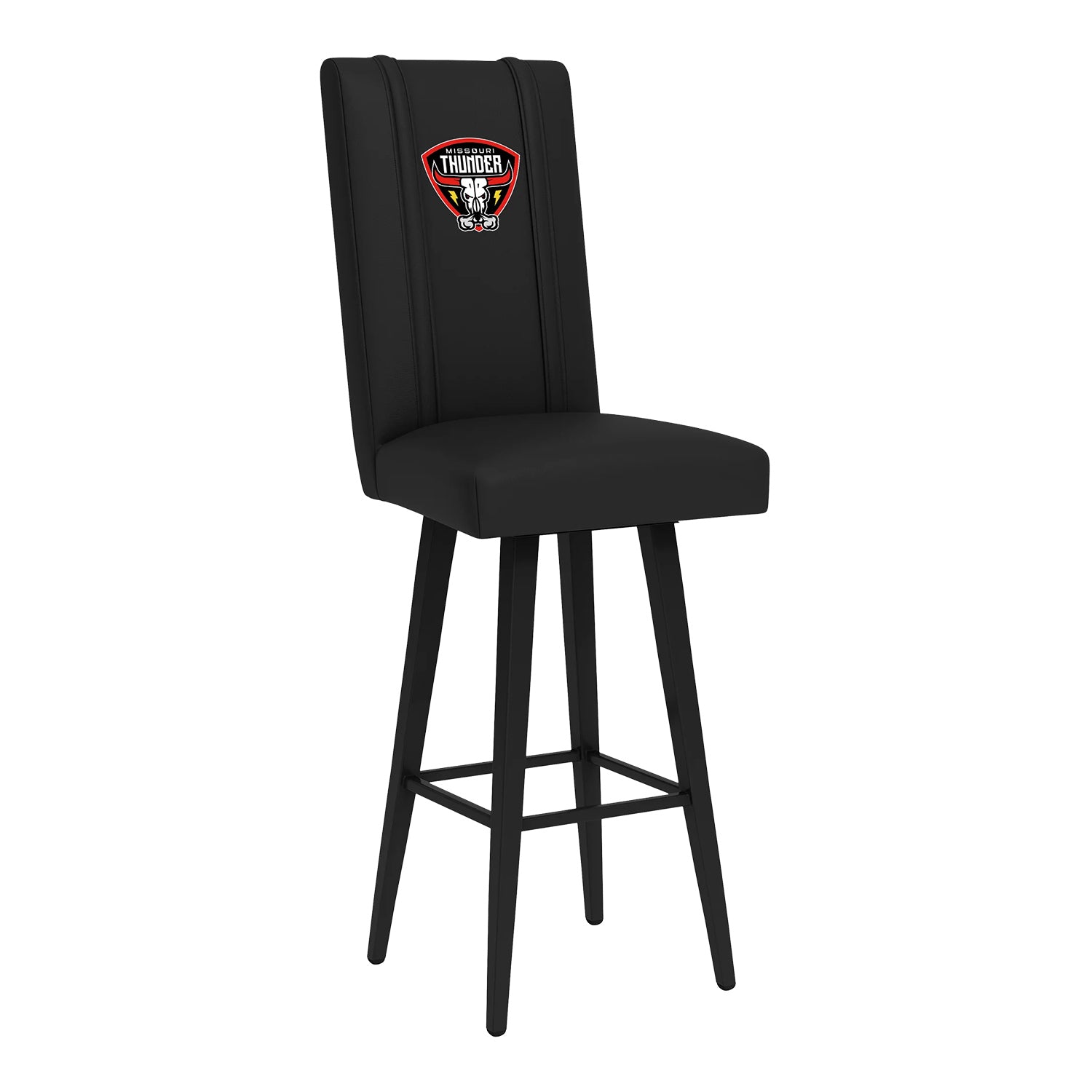 Missouri Thunder Swivel Barstool - Angled Front Right View