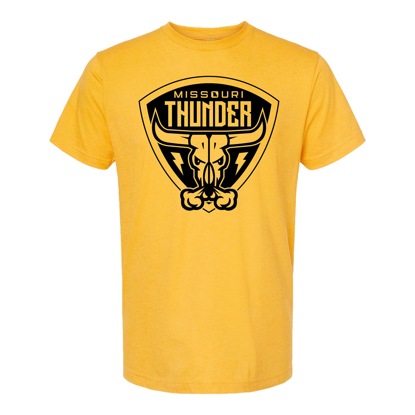 Youth Missouri Thunder Logo T-Shirt - Yellow