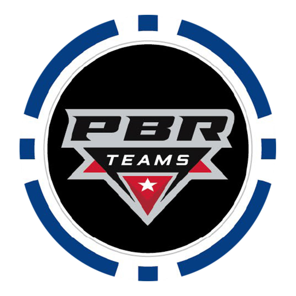 PBR Nashville Stampede Ball Marker - PBR Teams Logo Back View