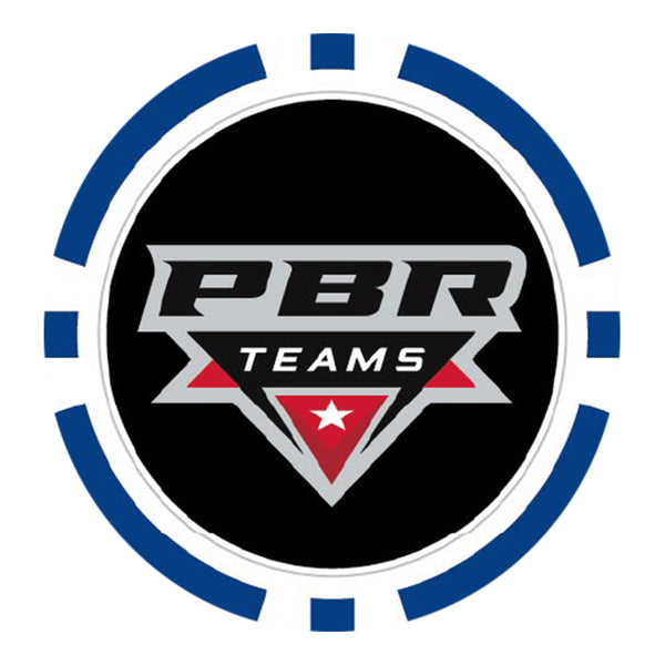 PBR Nashville Stampede Ball Marker - PBR Teams Logo Back View
