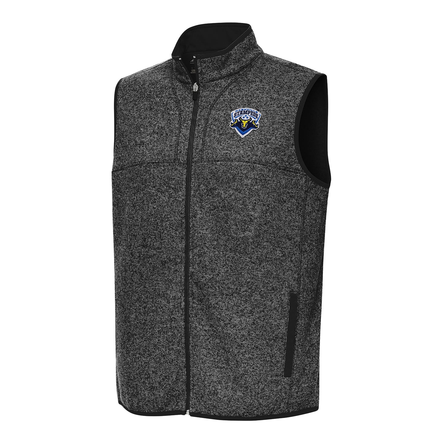 PBR x Antigua Nashville Stampede Fortune Vest - Black Heather