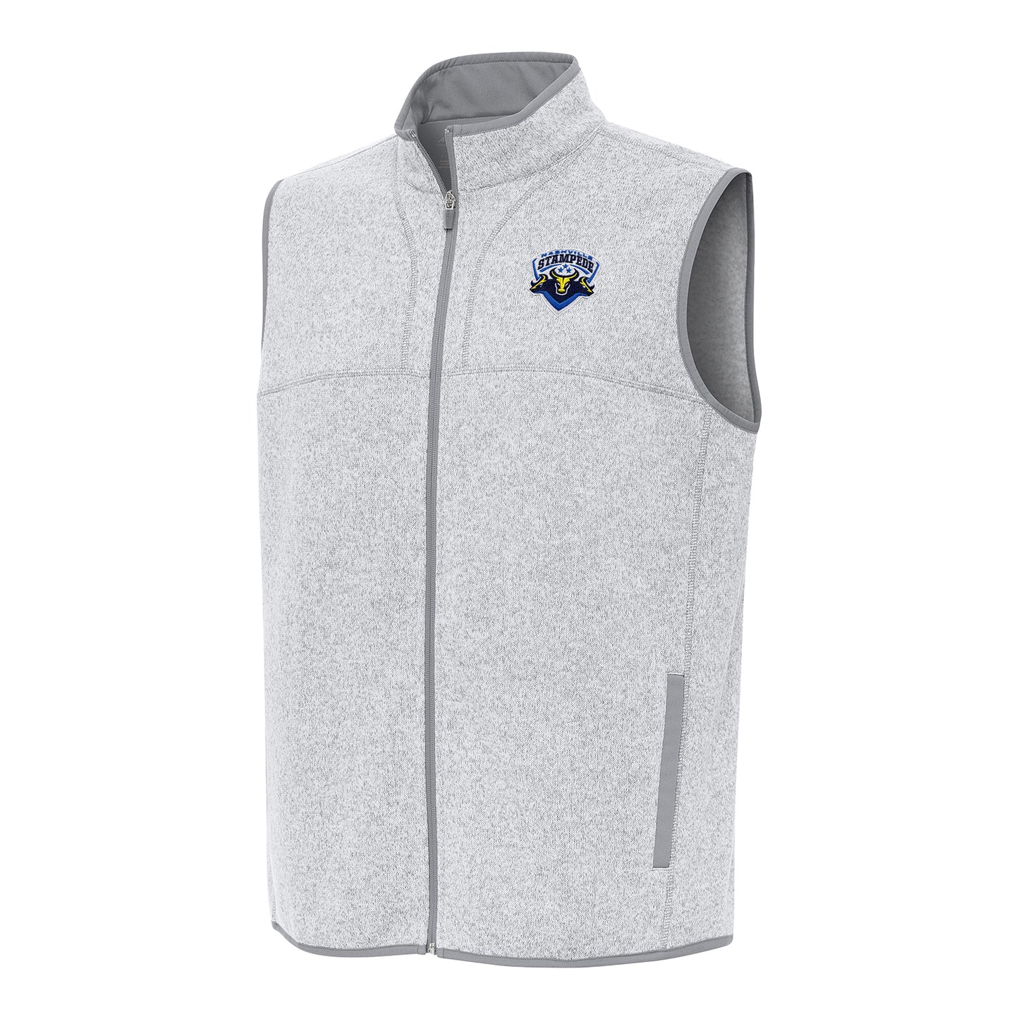 PBR x Antigua Nashville Stampede Fortune Vest - Light Grey Heather