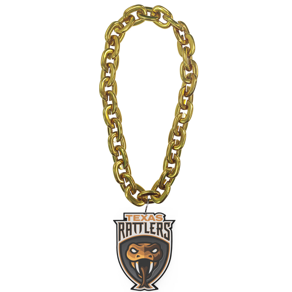 Texas Rattlers 3D Foam Fan Chain - Gold
