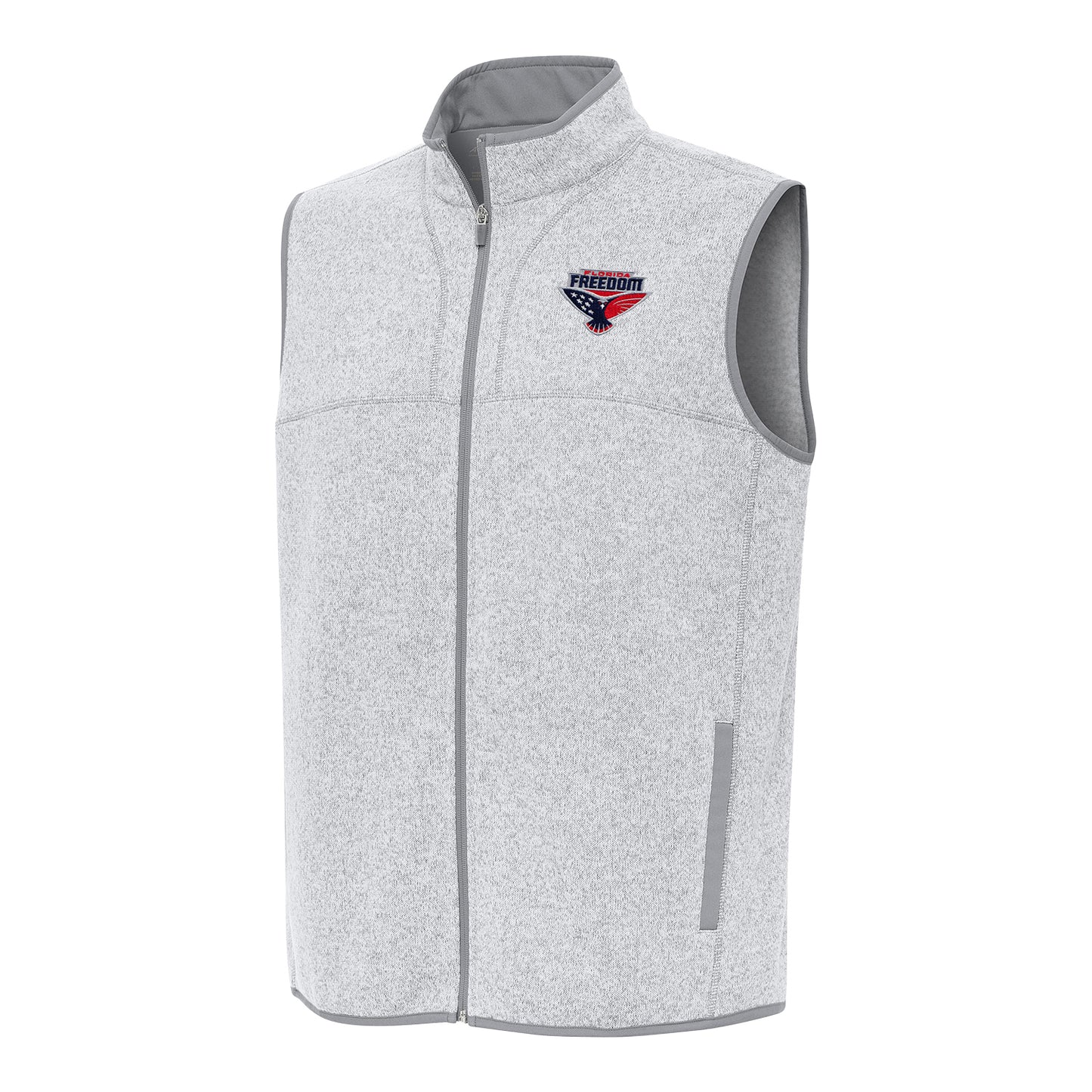 PBR x Antigua Florida Freedom Fortune Vest - Light Grey Heather