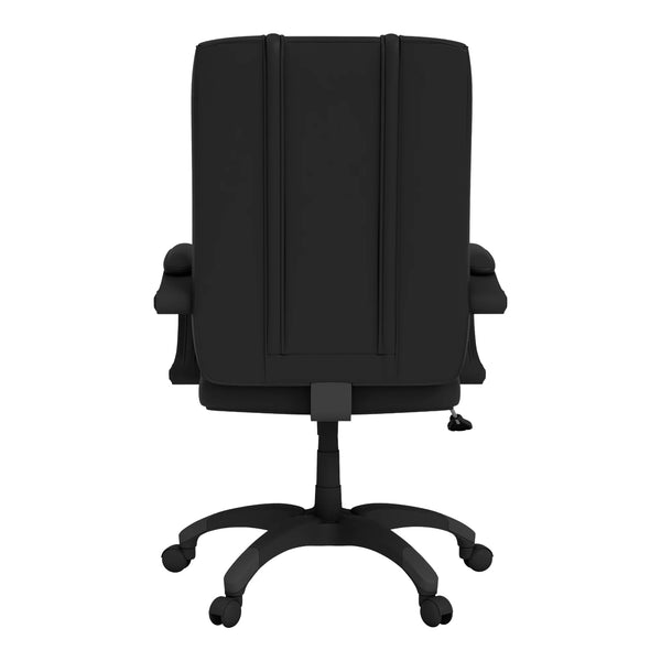 Office Chair with PBR Primary Logo - Back View