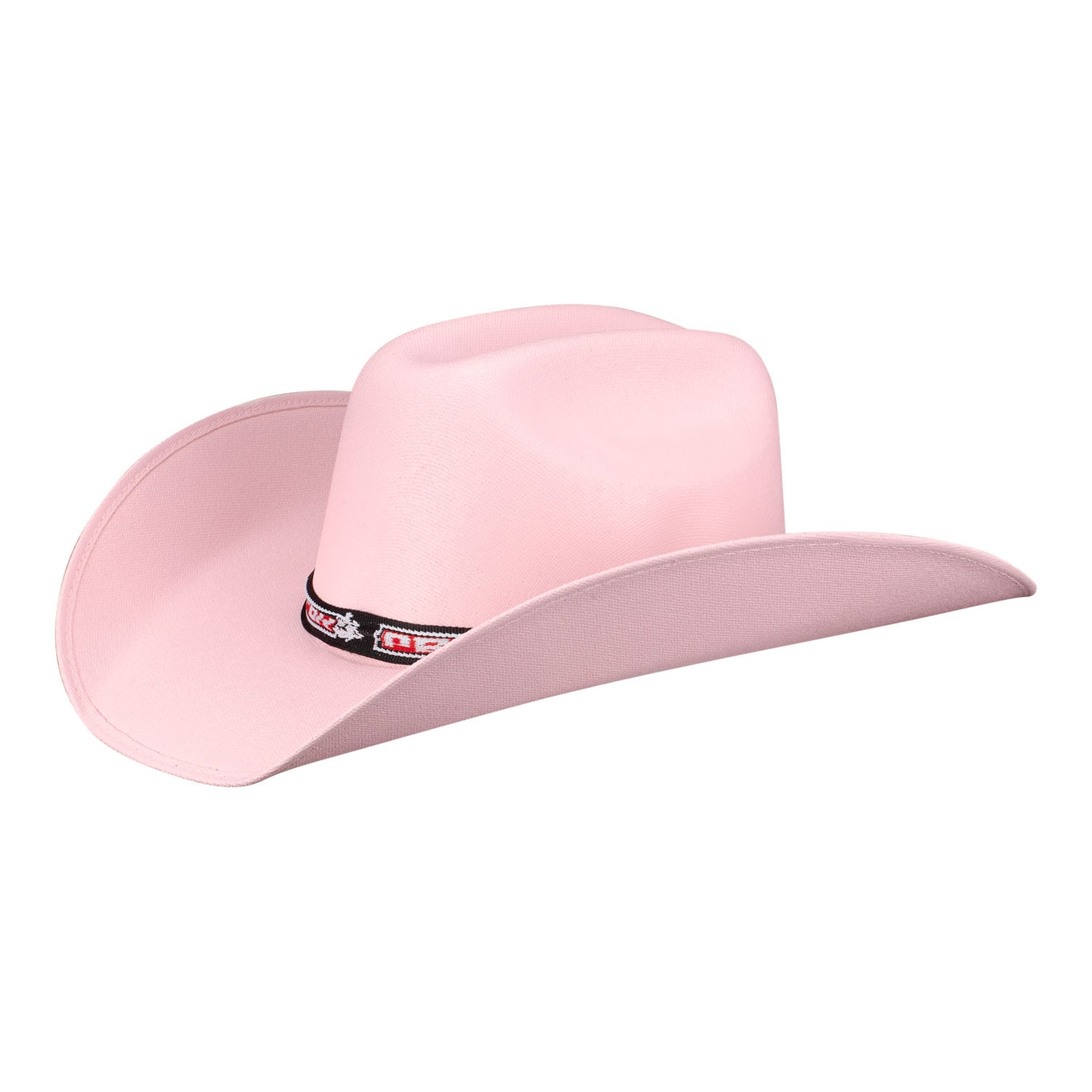 PBR Ladies Pink Cowboy Hat - Angled Left Side View