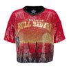 PBR Ladies Sequin Desert Scene Crop Top