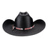 Black Cowboy Hat - Front View