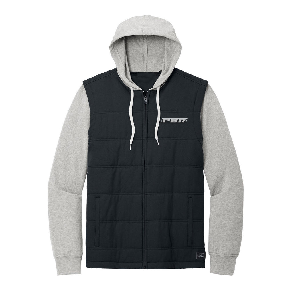 メンズウェア Progress | Hooded Vest PBR x TravisMathew Hooded Vest - Black and Grey | PBR Shop