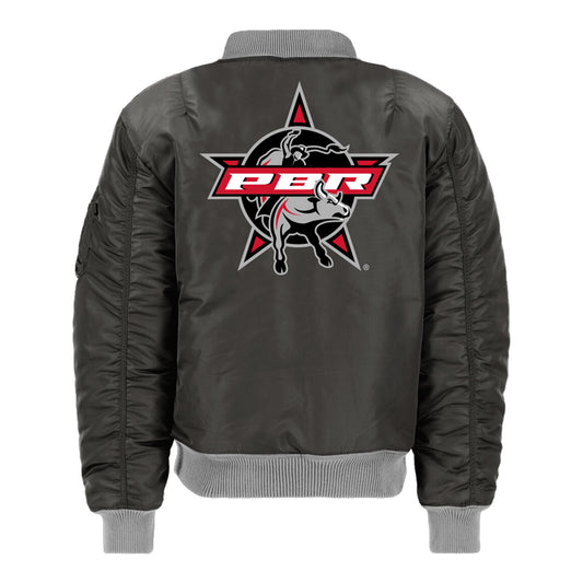 PBR Star Bomber Jacket - Black