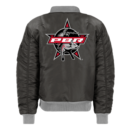 PBR Star Bomber Jacket - Black