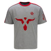 PBR Wrangler 20x Bull T-Shirt - Heather Grey - Front View