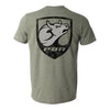 PBR Crest Shirt - Military Green - Back View