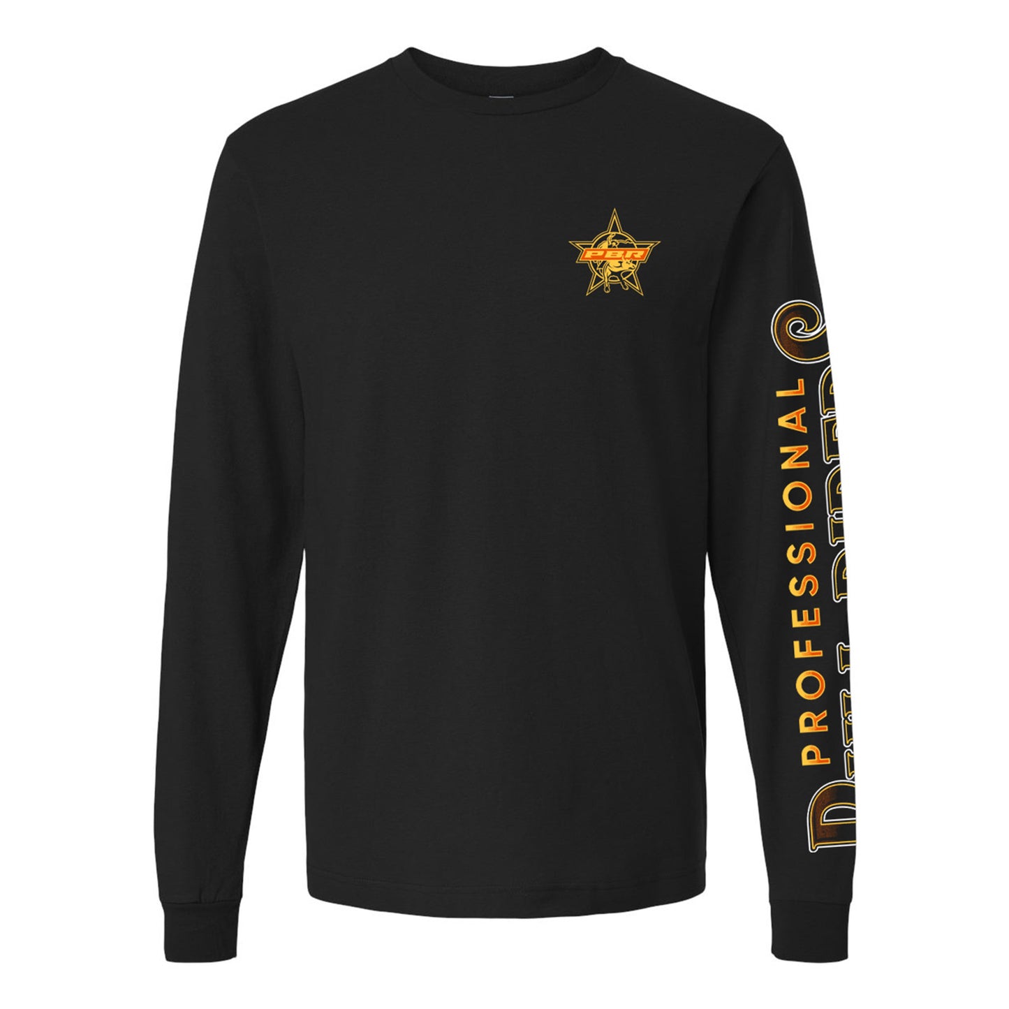 PBR Fire & Flames Long Sleeve T-Shirt - Front View