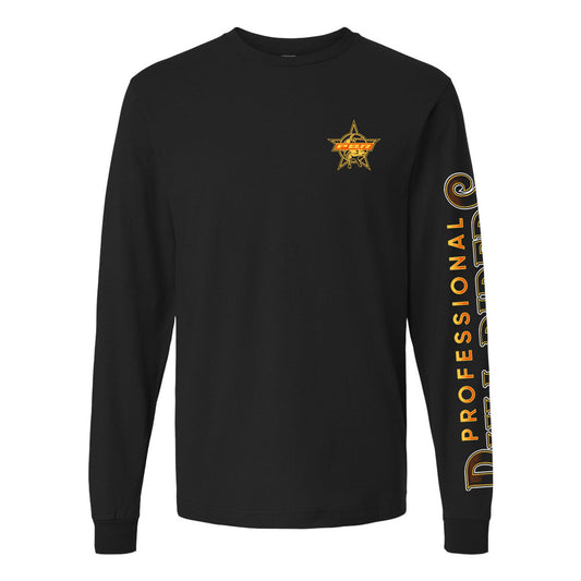 PBR Fire & Flames Long Sleeve T-Shirt - Front View