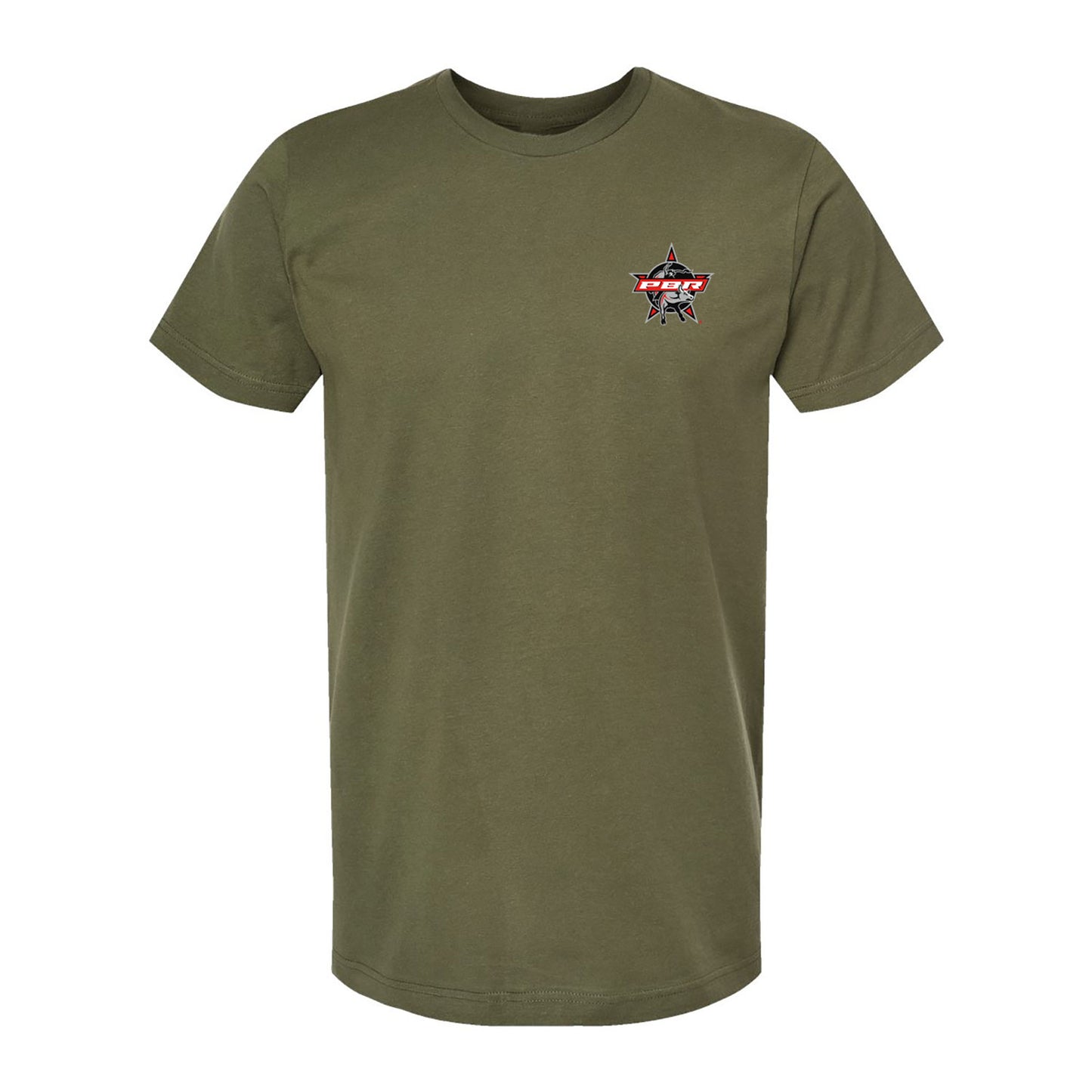 PBR Sacramento Bucking Bridge T-Shirt - Military Green