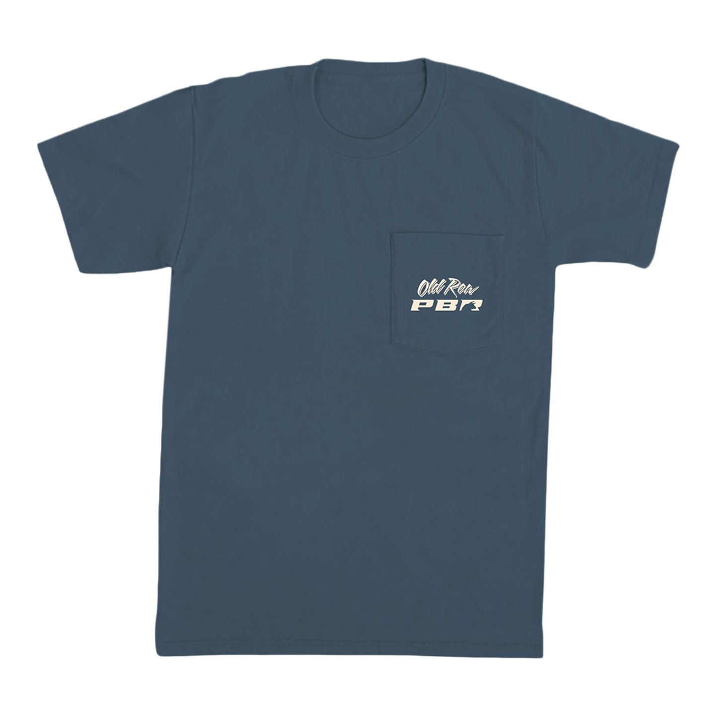 PBR x Old Row Bulls Night Out Pocket T-Shirt - Denim