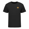 PBR Fire & Flames T-Shirt - Black - Front View