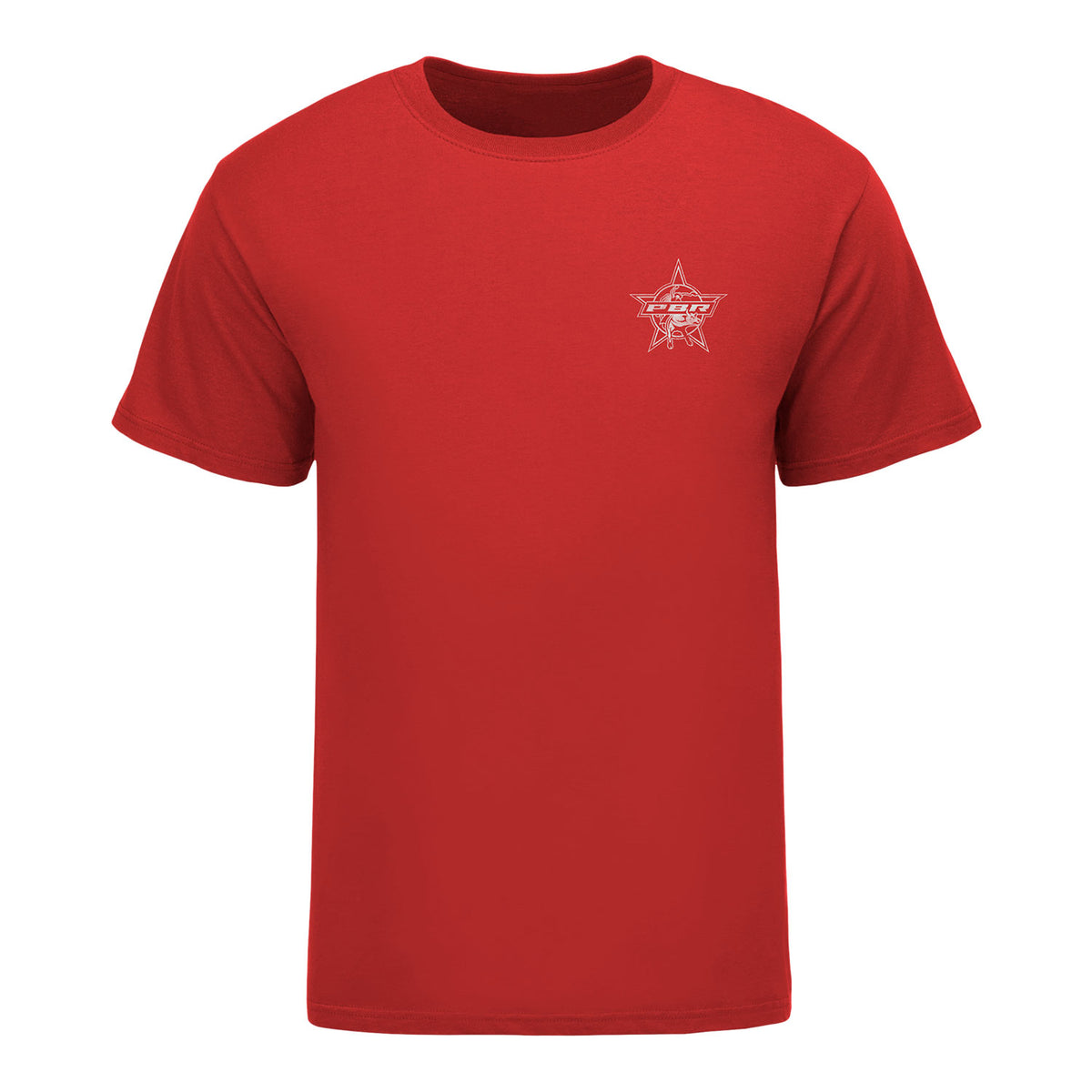 PBR Distressed Flag T-Shirt - Red