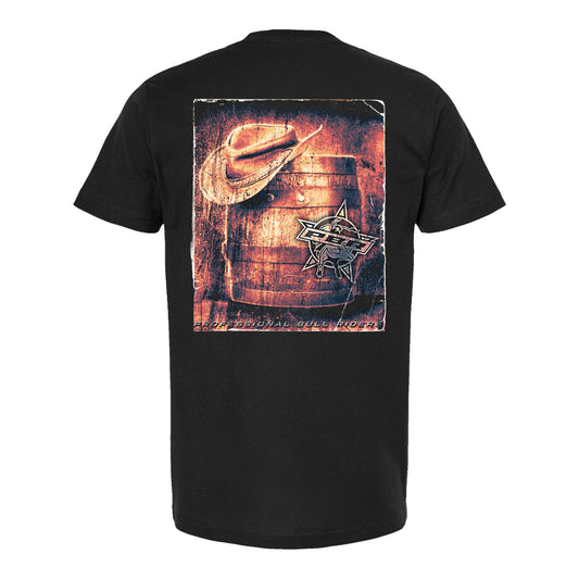 PBR Buckin' Tough Rustic Rider T-Shirt - Black
