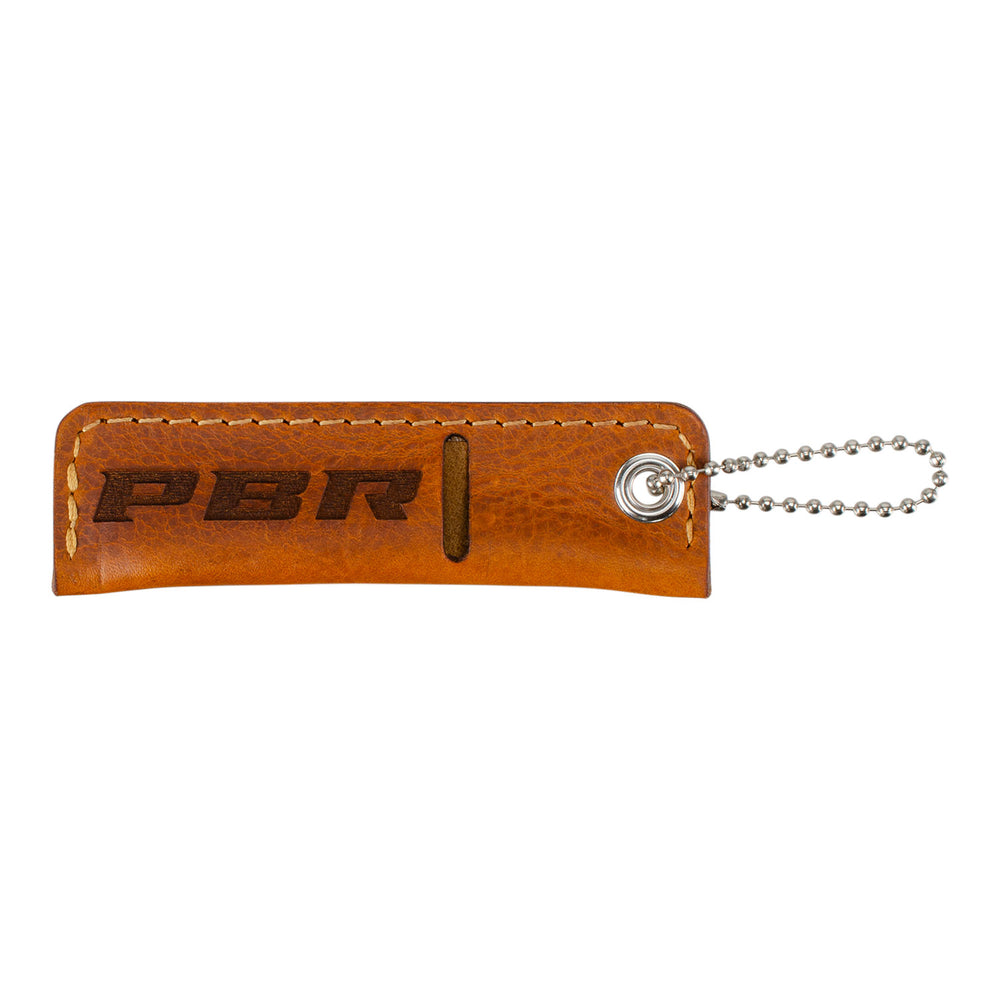 PBR Leather Toothpick Holder - Top View Side