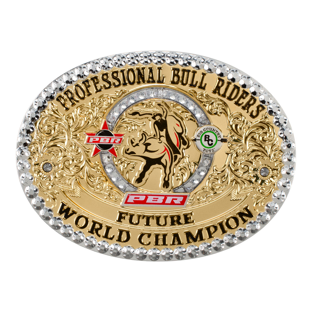 PBR Future World Champion Clip-On Belt Buckle