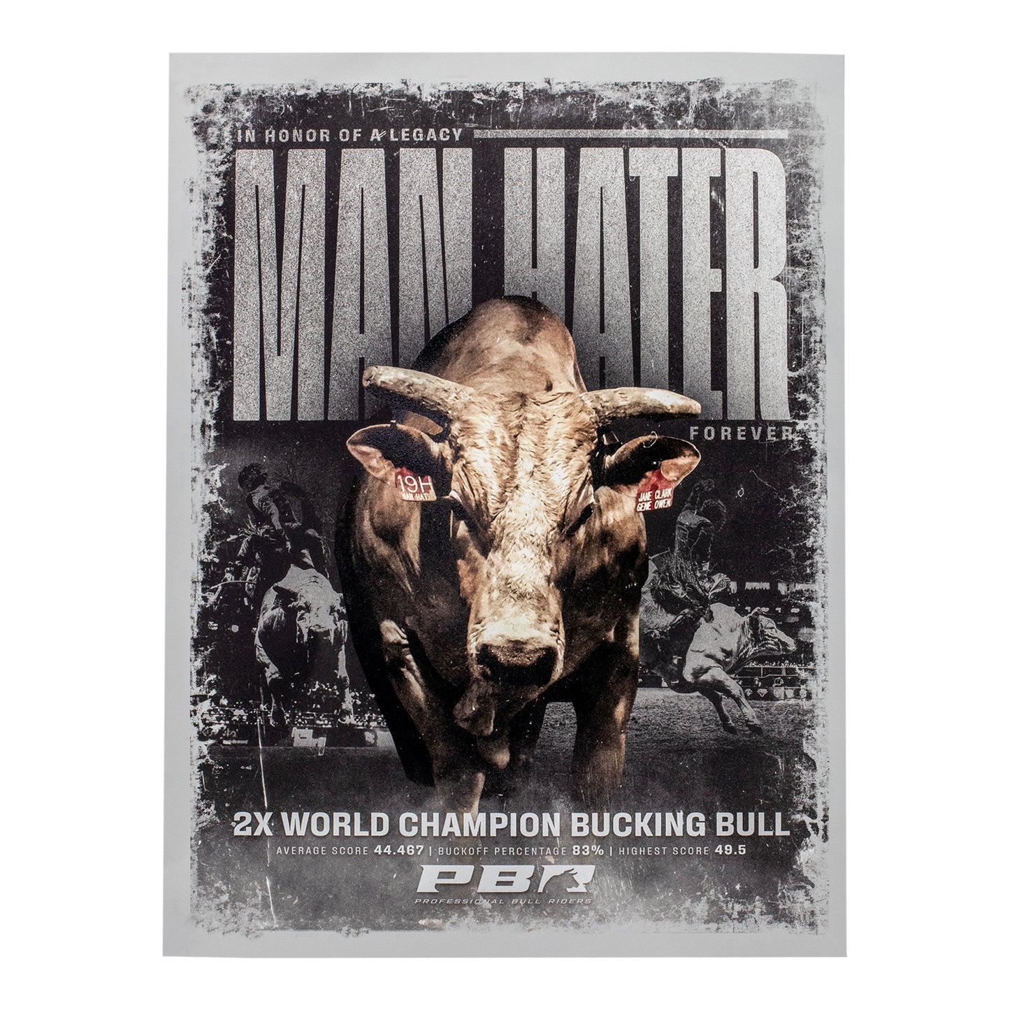 Man Hater Legacy Commemorative 18x24 Poster