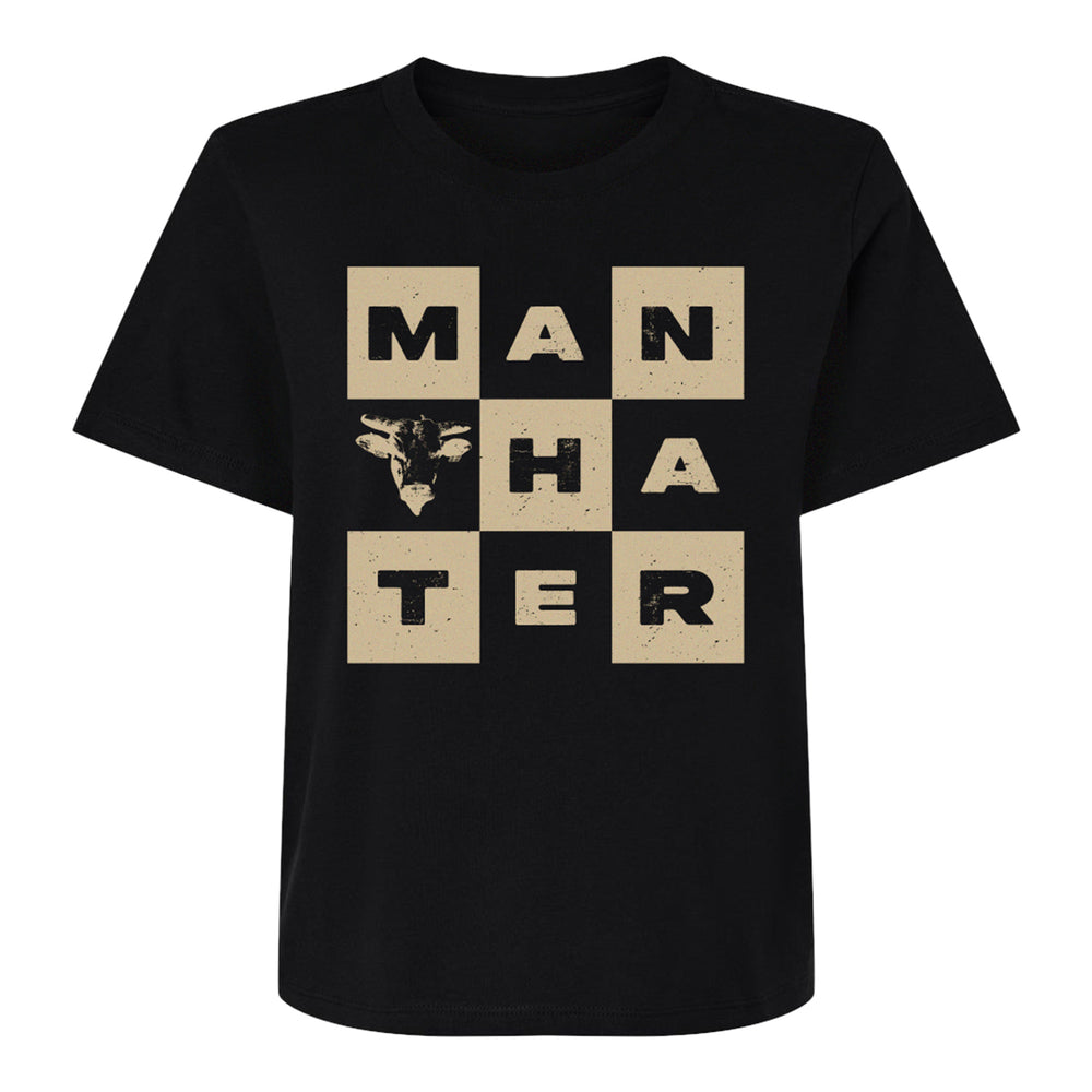 Ladies Man Hater Checkerboard T-Shirt