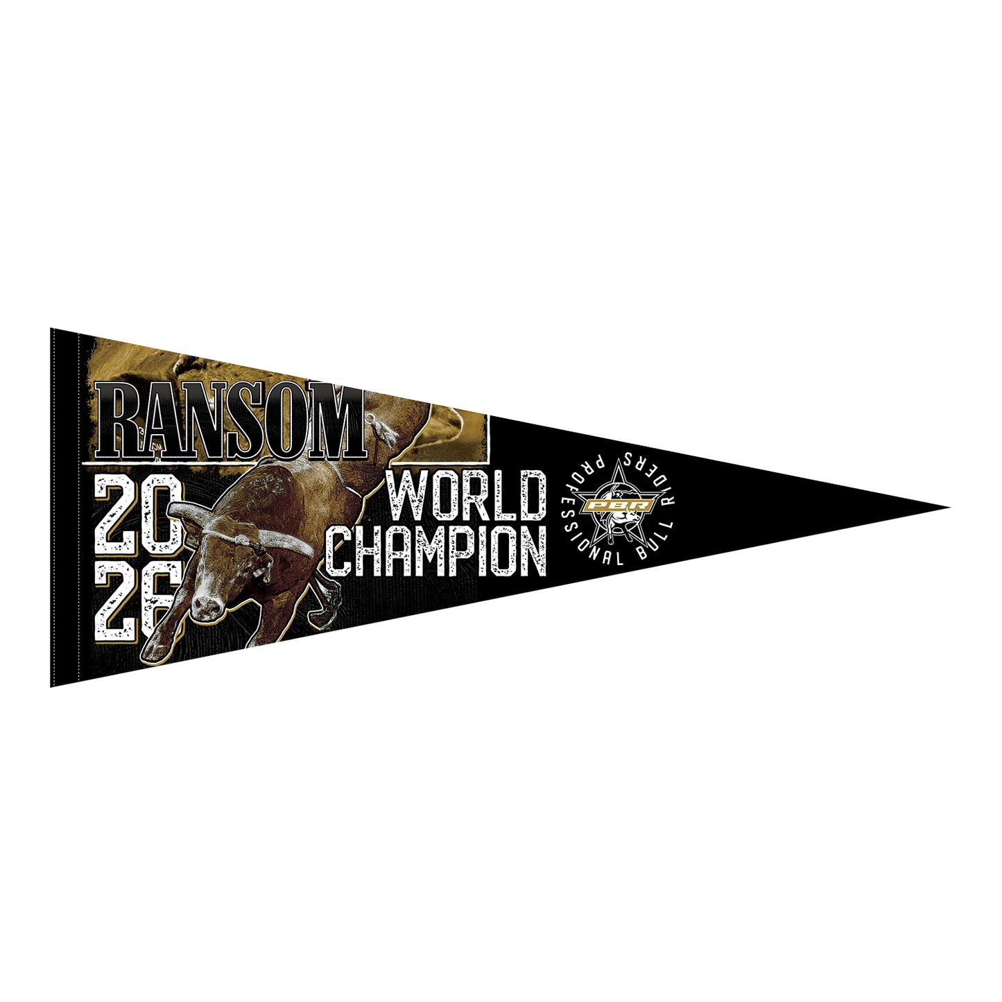Ransom 2026 World Champion Commemorative 12" x 30" Felt Pennant