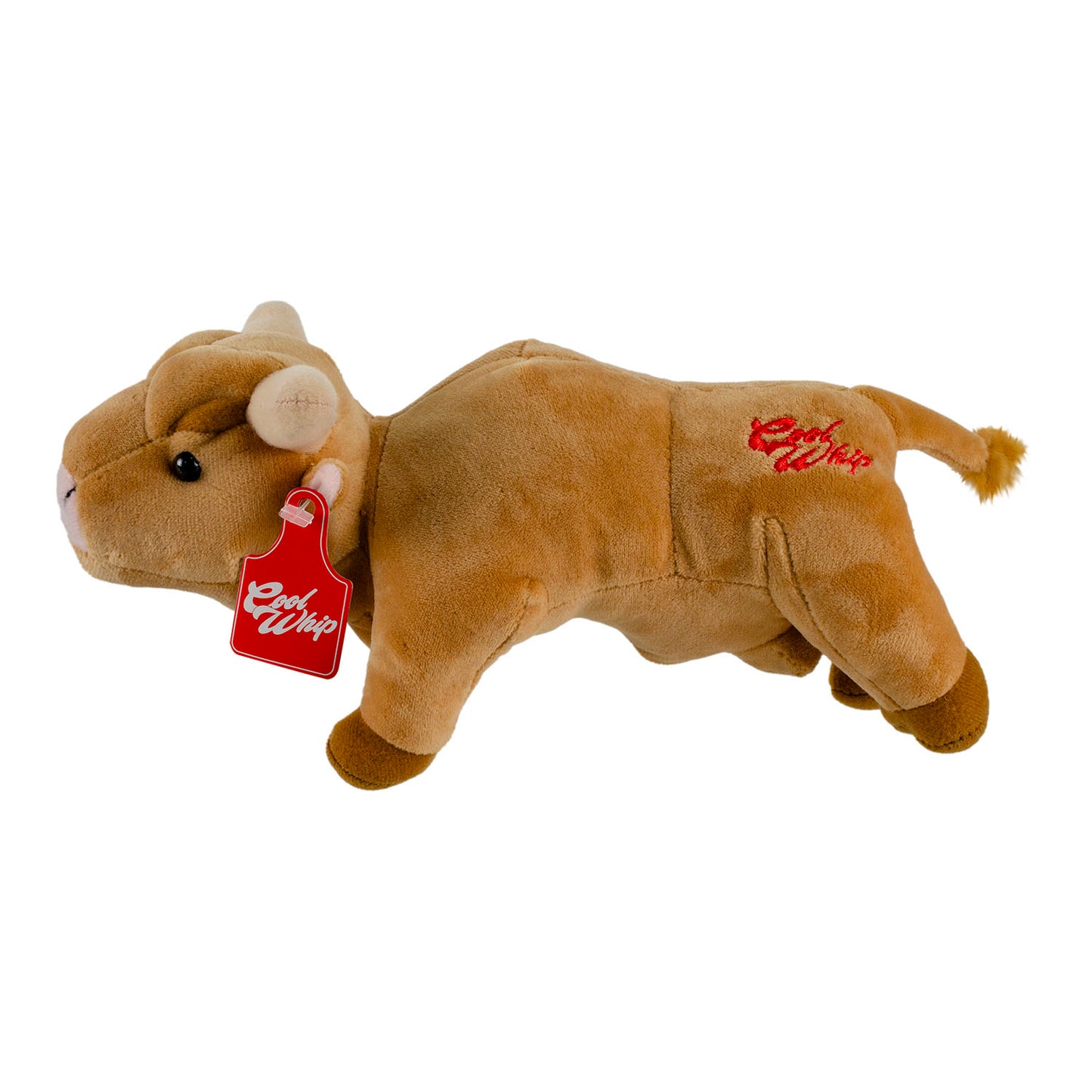PBR Cool Whip Plush Bull - Left Side View
