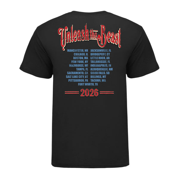 PBR Unleash The Beast 2026 Routing T-Shirt - Back View