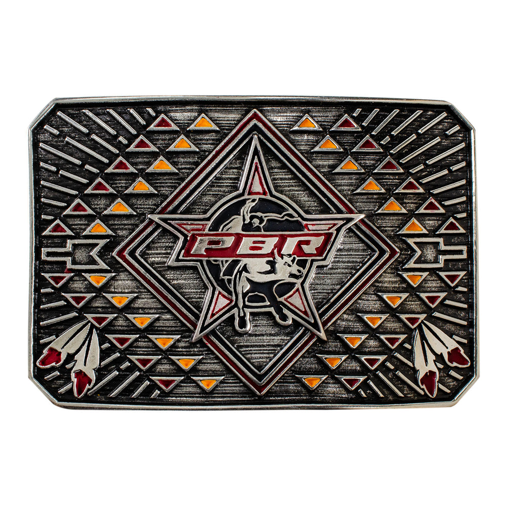 JJ x PBR Aztec Feather Buckle