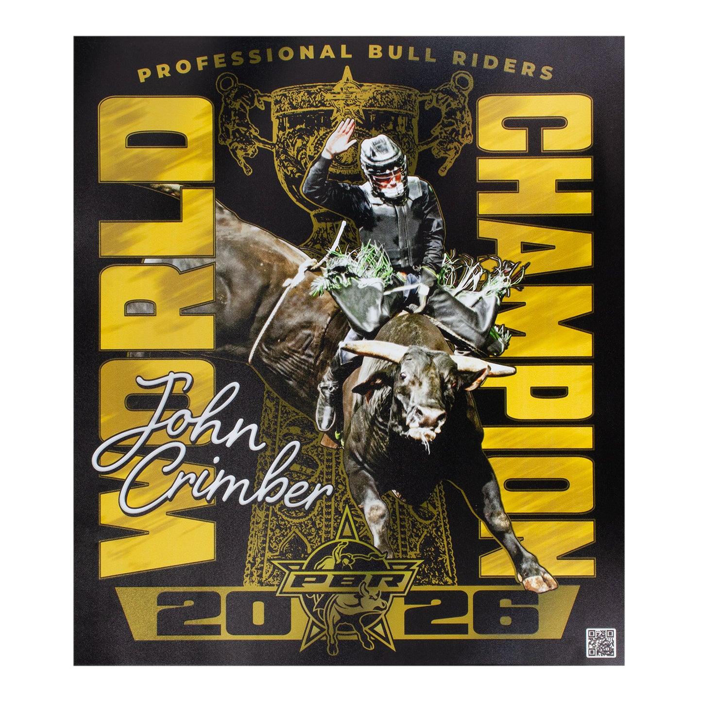 PBR 2026 World Champion John Crimber Poster